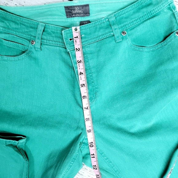 So Slimming by Chico's   Green Skinny jean - Picture 8 of 8